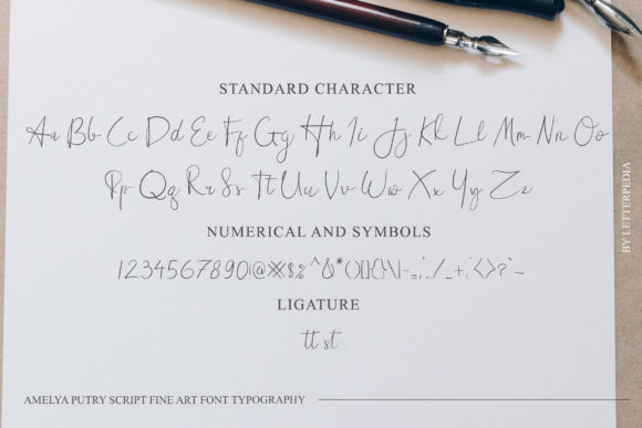 Amelya Putry Font Poster 7