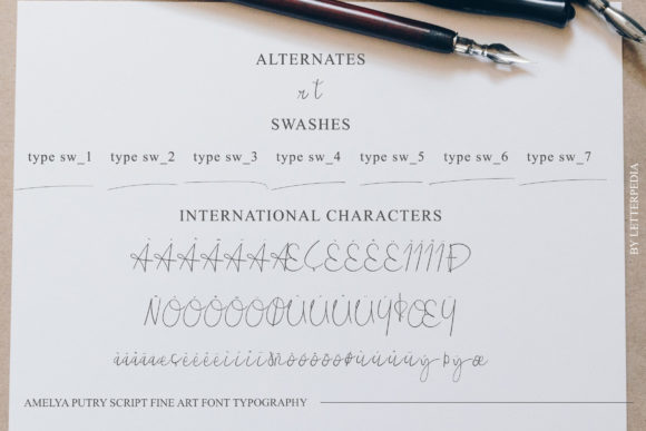 Amelya Putry Font Poster 8