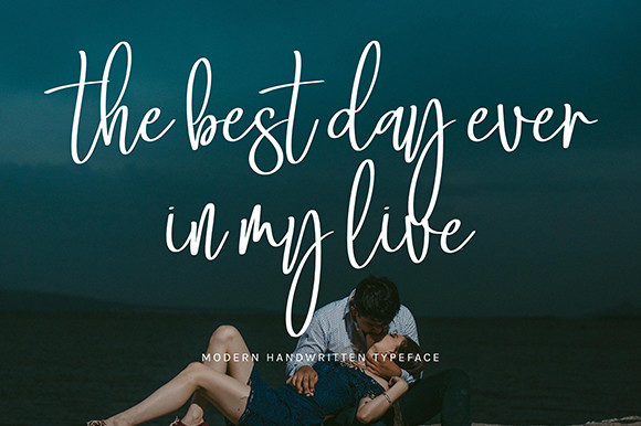 Amerita Signature Font Poster 4