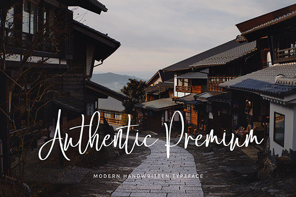 Amerita Signature Font Poster 7