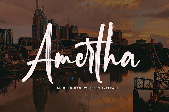 Amertha Font Poster 1