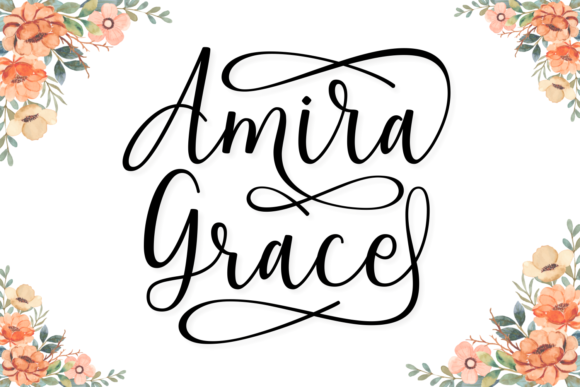 Amira Grace Font Poster 1