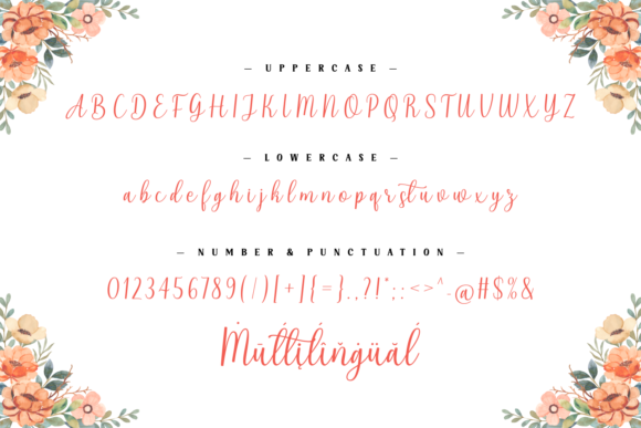 Amira Grace Font Poster 7