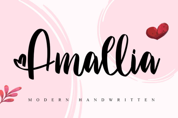 Ammallia Font Poster 1