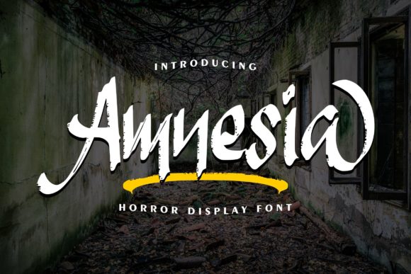 Amnesia Font Poster 1