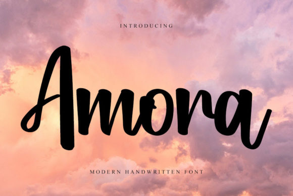 Amora Font Poster 1
