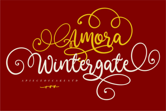 Amora Wintergate Font Poster 1