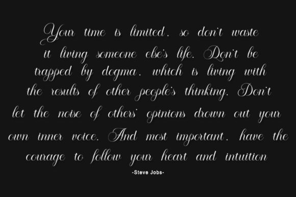 Amour Script Font Poster 13