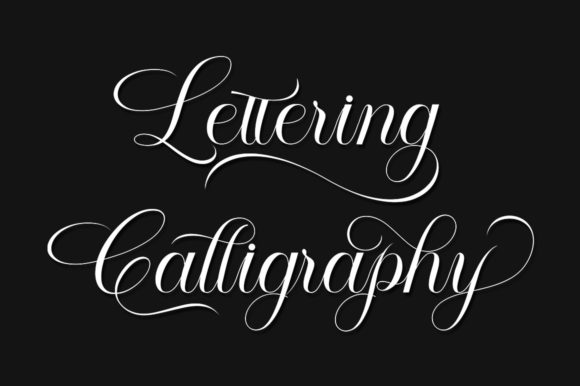 Amour Script Font Poster 3
