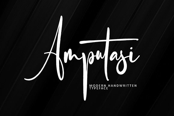 Amputasi Font Poster 1