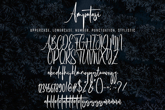 Amputasi Font Poster 8