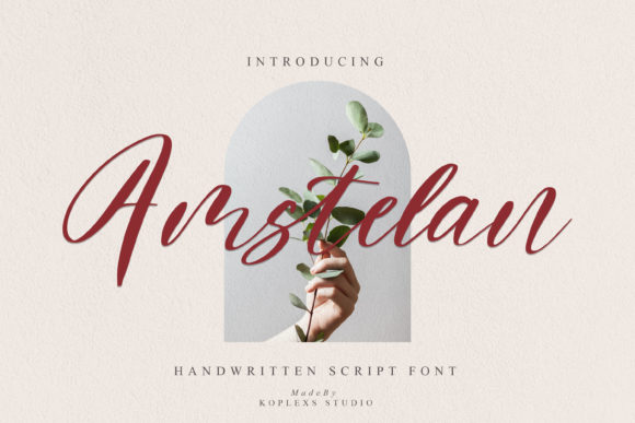 Amstelan Font Poster 1