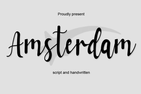 Amsterdam Font Poster 1