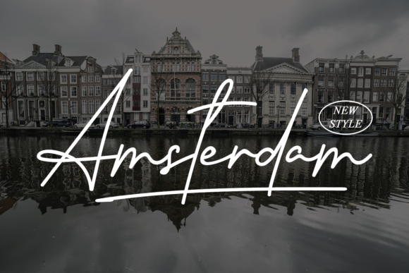 Amsterdam Font Poster 1