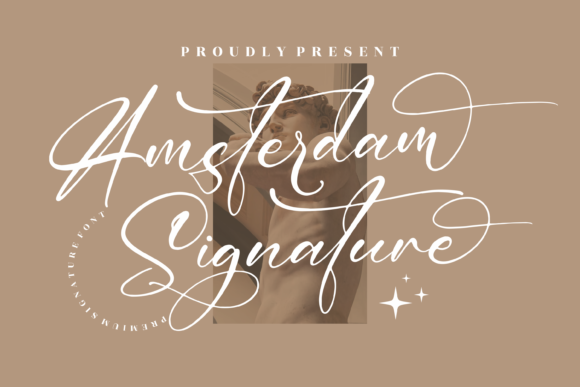 Amsterdam Signature Font Poster 1