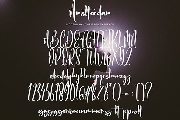 Amstterdam Font Poster 8