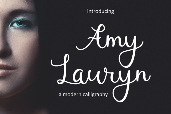 Amy Lauryn Font Poster 1