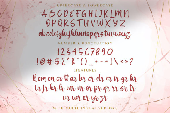 Amy Sauly Font Poster 14