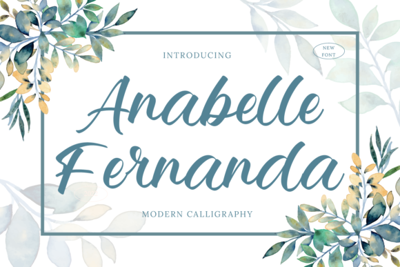 Anabelle Fernanda Font Poster 1