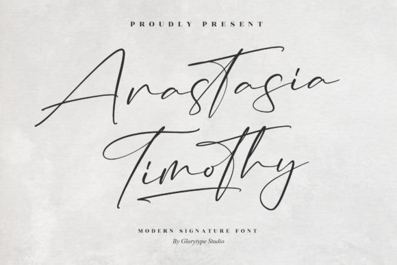Anastasia Timothy Font Poster 1