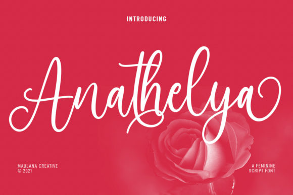 Anathelya Font Poster 1