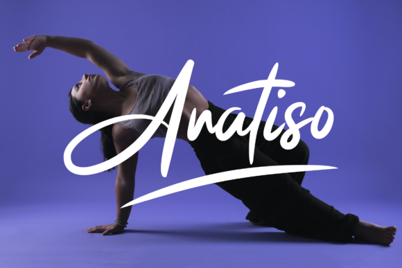 Anatiso Font Poster 1
