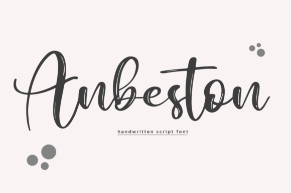 Anbeston Script Font