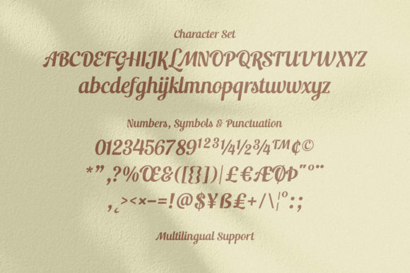 Andalia Font Poster 13