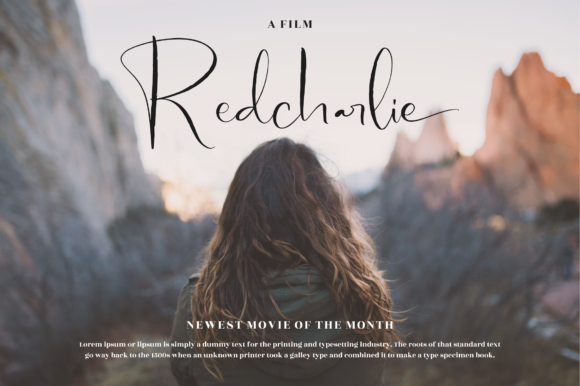 Andalusia Signature Font Poster 4