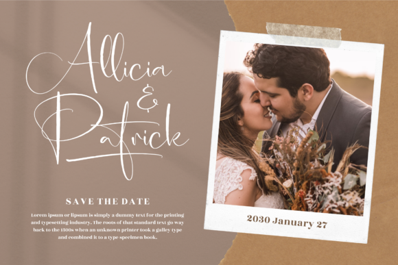 Andalusia Signature Font Poster 6