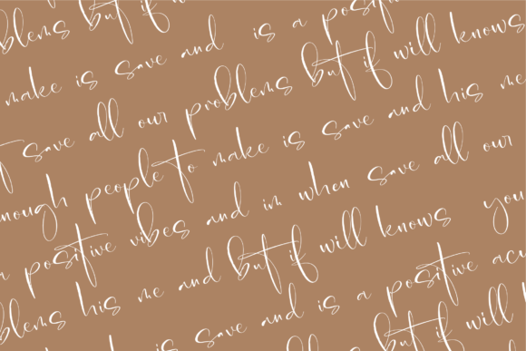 Andalusia Signature Font Poster 8