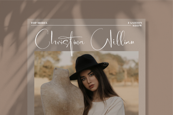 Andalusia Signature Font Poster 9