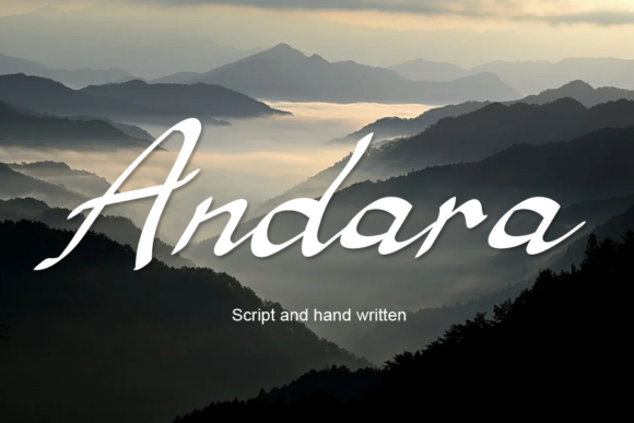 Andara Font Poster 1