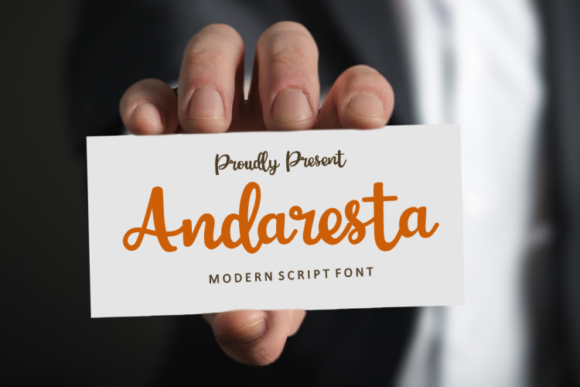 Andaresta Font Poster 2