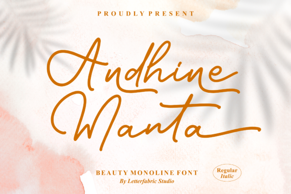 Andhine Manta Font Poster 1