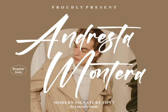 Andresta Montera Font Poster 1