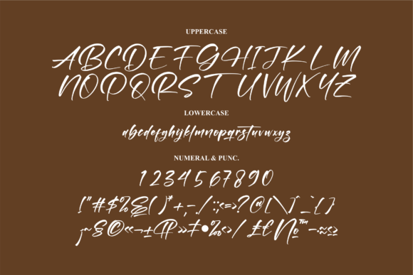 Andresta Montera Font Poster 12