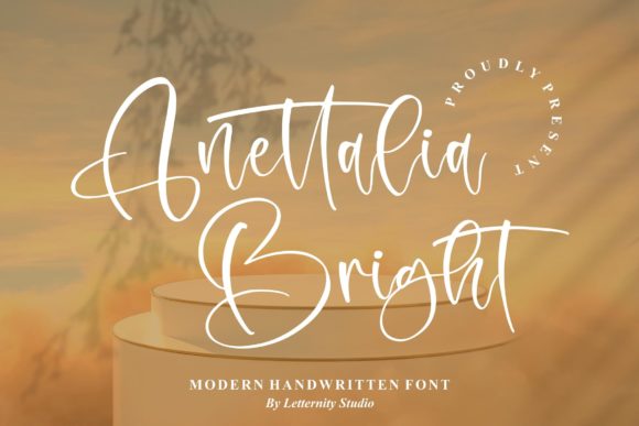 Anettalia Bright Font Poster 1