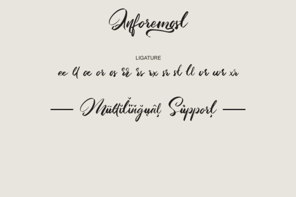 Anforemost Font Poster 3