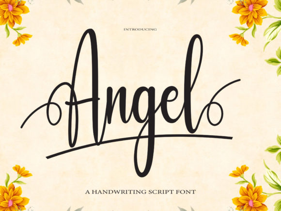 Angel Font Poster 1