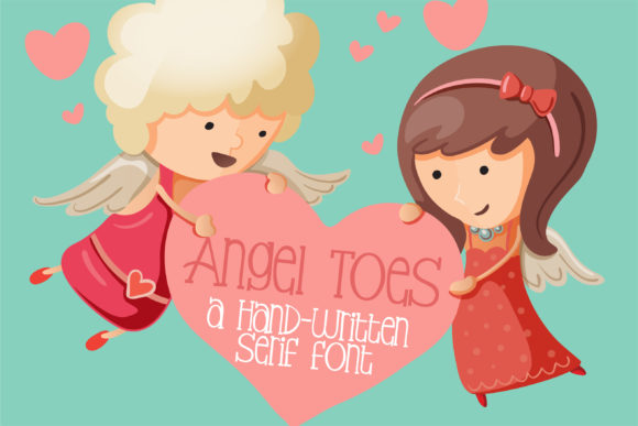 Angel Toes Font Poster 1