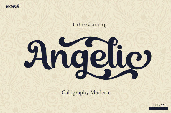 Angelic Font Poster 1