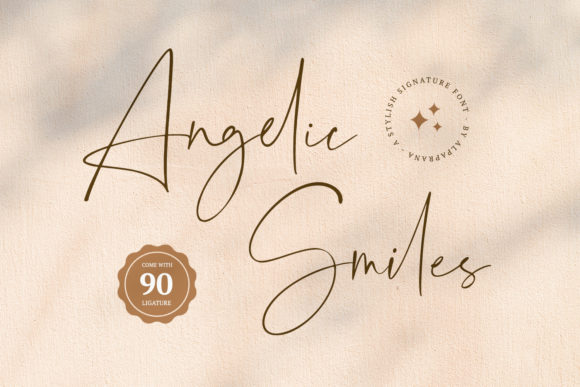 Angelic Smiles Font Poster 1