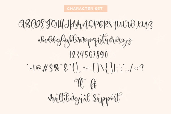 Angelica Font Poster 11