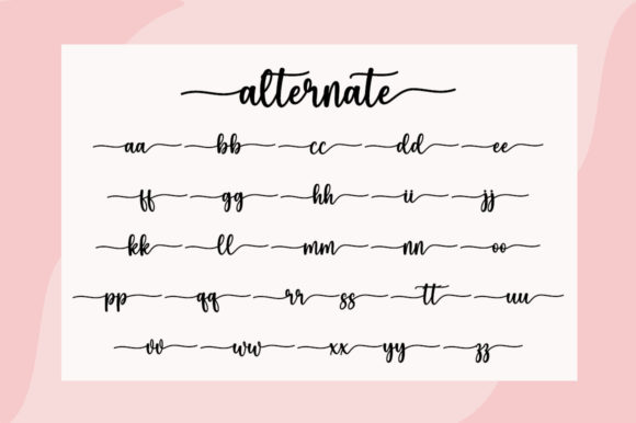 Angelica Maya Font Poster 6