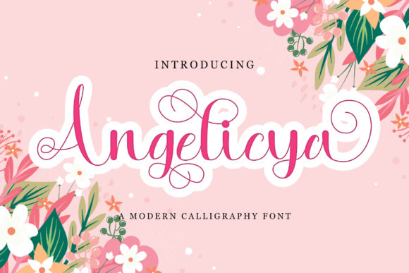 Angelicya Font Poster 1