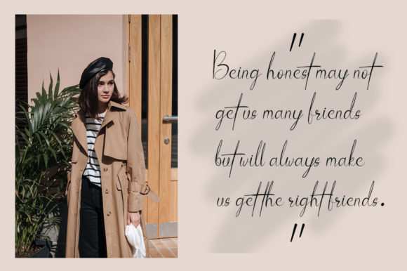 Angelina Font Poster 2