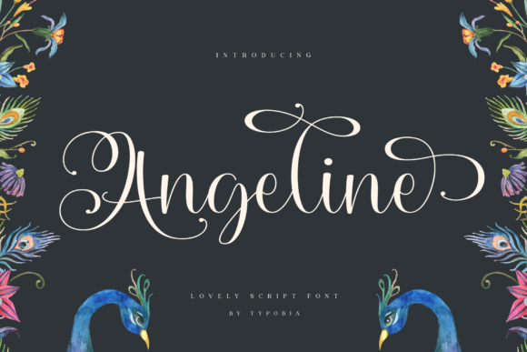 Angeline Font Poster 1