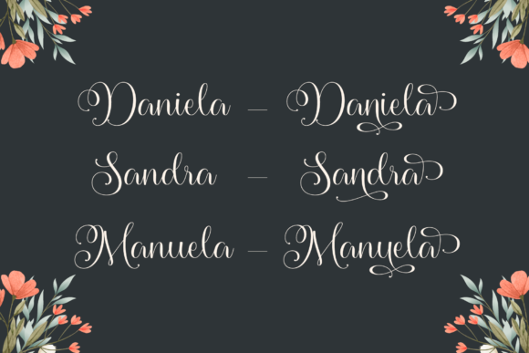 Angeline Font Poster 6