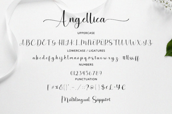 Angellica Font Poster 9